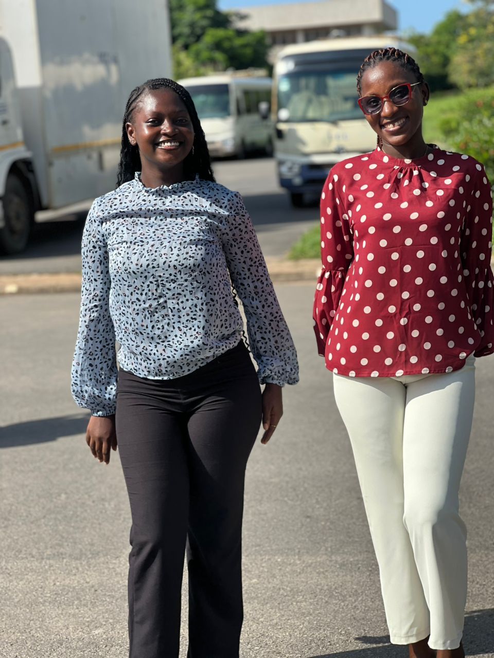 Tricia Christabel Anamoah and Gifty Dadzi