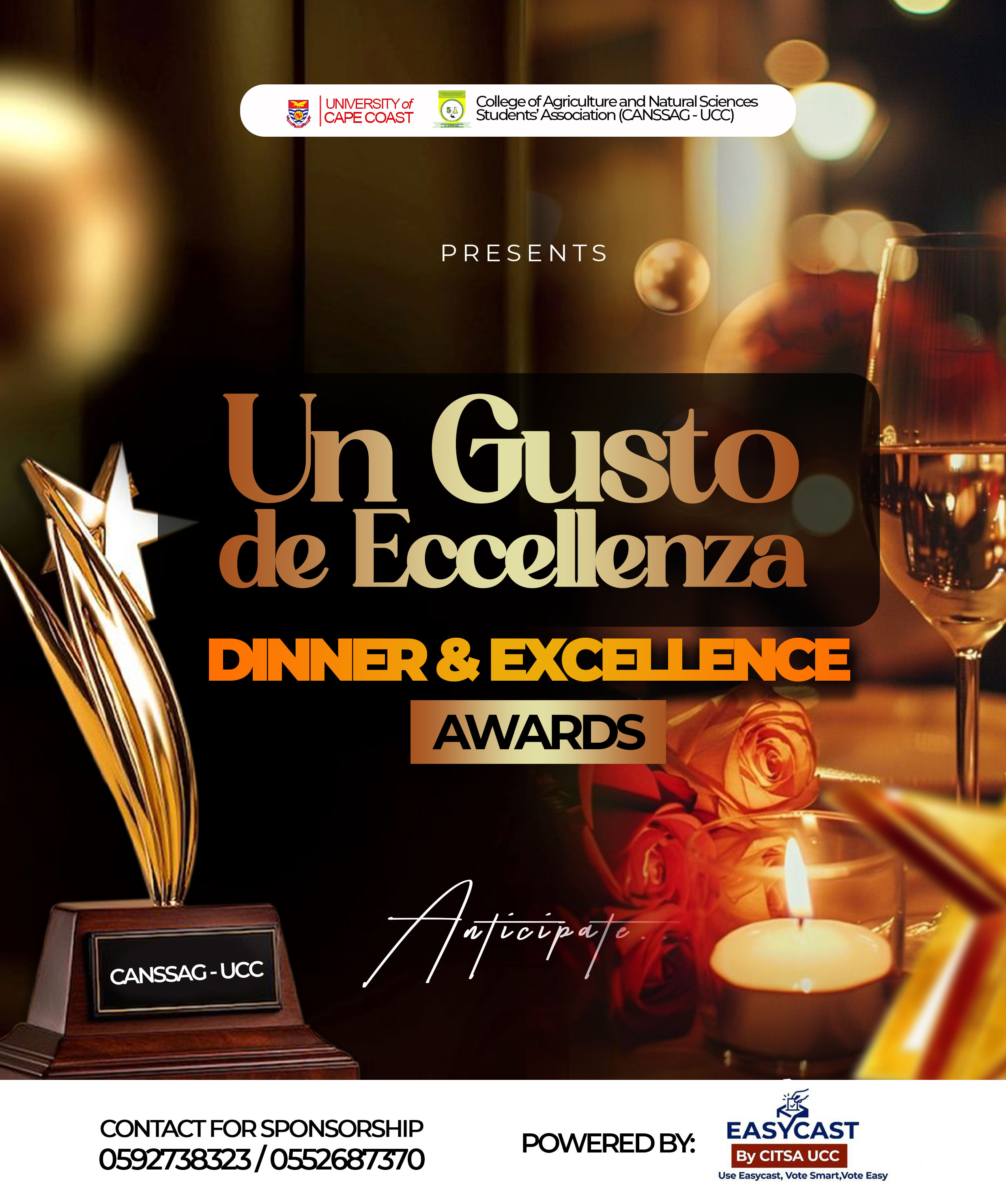 Un Gusto de Eccellenza DINNER & EXCELLENCE AWARDS