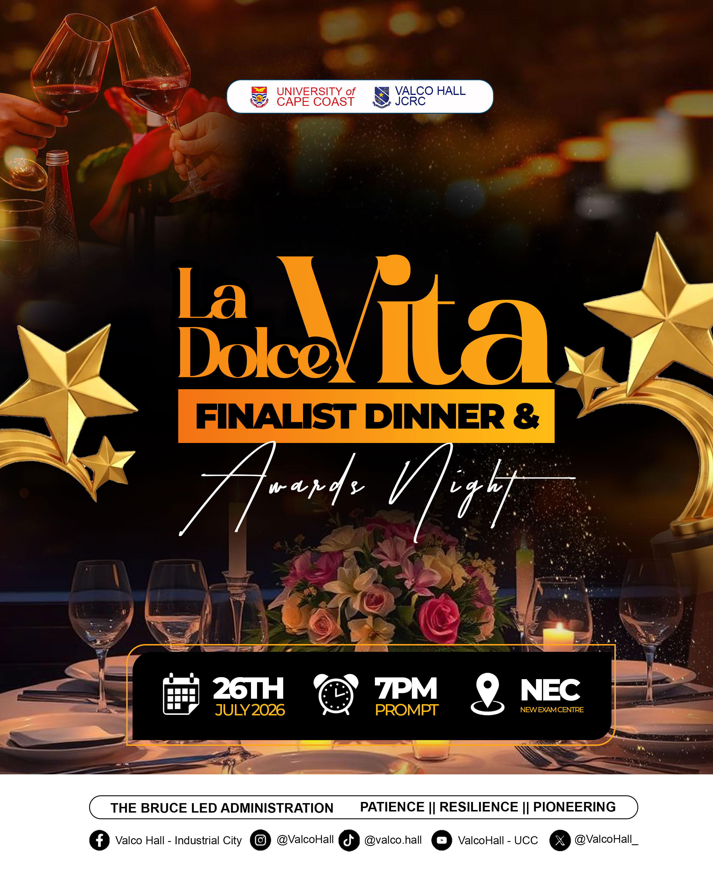 VALCO HALL DINNER AND AWARDS NIGHT 2026